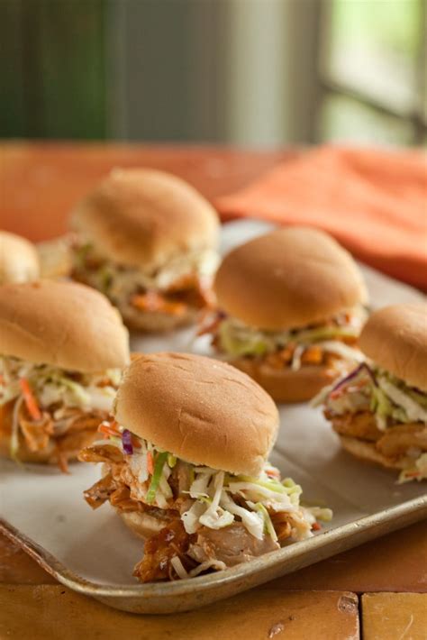 pulled-chicken-and-slaw-sliders-relish image