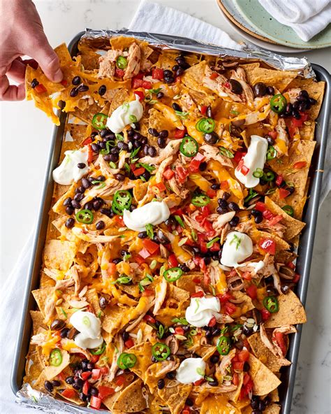 easy-chicken-nachos-recipe-kitchn image