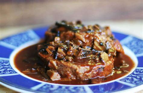 stovetop-meatloaf-with-mushroom-sauce-recipe-simply image