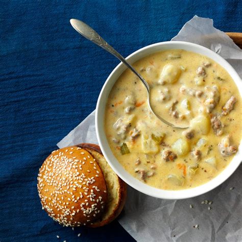 cheeseburger-soup-recipes-taste-of-home image