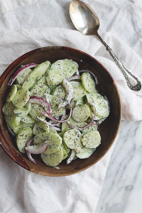 dads-dilly-greek-yogurt-cucumber-salad-ambitious image