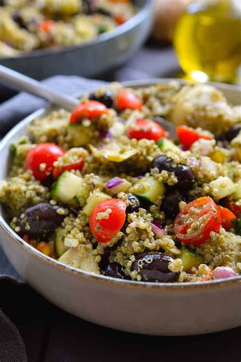 pesto-quinoa-salad-the-stingy-vegan image