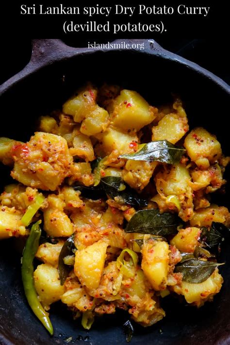 sri-lankan-spicy-dry-potato-curryala-theldala-island image
