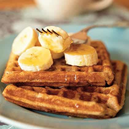banana-cinnamon-waffles-recipe-myrecipes image