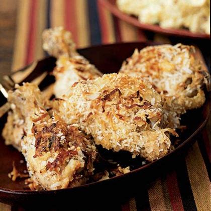 oven-fried-coconut-chicken-recipe-myrecipes image