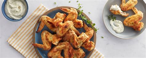 baked-crispy-chicken-wings-buttermilk-ranch image