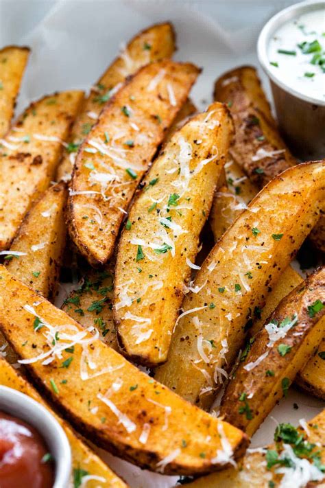 baked-potato-wedges-with-dipping-sauce-jessica-gavin image