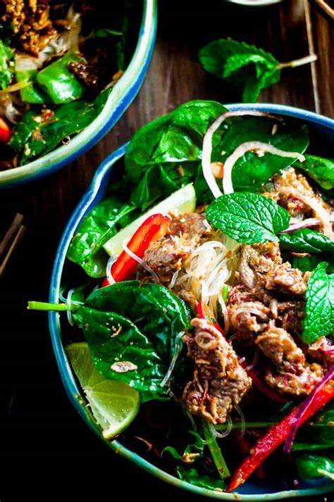 thai-beef-salad-with-crispy-noodles-and-mango-my image