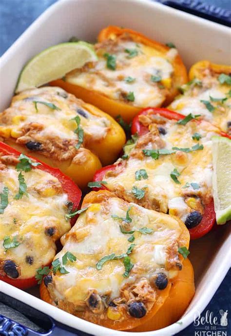 chicken-enchilada-stuffed-peppers-belle-of image