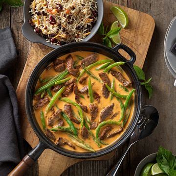 beef-curry-with-fruit-and-almond-rice image
