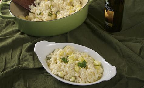 lemon-risotto-with-summer-squash-early-morning image