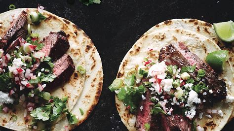 steak-tacos-with-cilantro-radish-salsa-recipe-bon-apptit image
