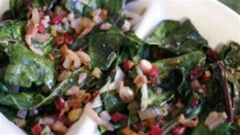 swiss-chard-with-garlic-and-bacon image