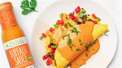 southwest-omelet-with-buffalo-sauce-primal-kitchen image