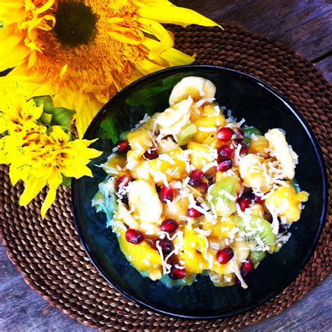 tropical-fruit-salad-with-coconut image