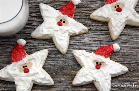 decorated-santa-cookies-recipe-everyday-dishes-diy image