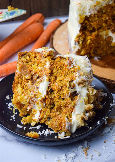 the-best-carrot-cake-with-coconut-pineapple-and-nuts image