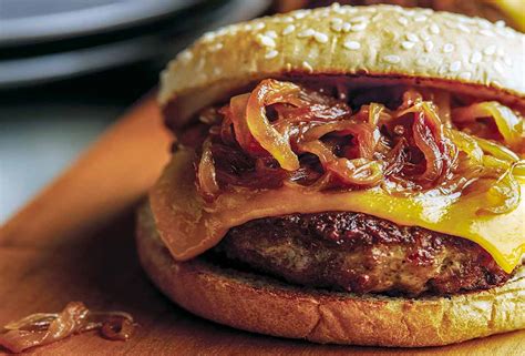 turkey-burgers-with-maple-caramelized-onions image