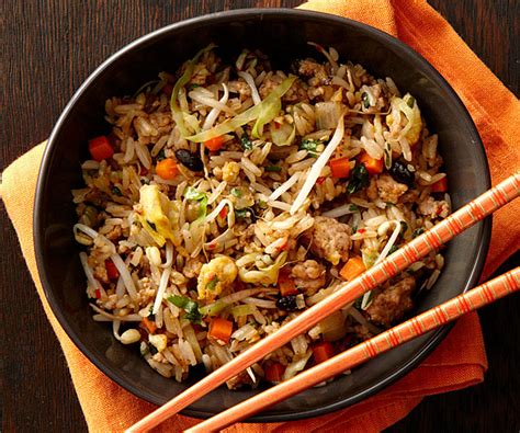 chinese-garlic-black-bean-pork-fried-rice-finecooking image
