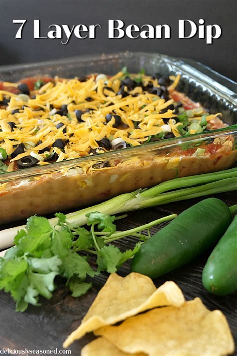 7-layer-bean-dip-appetizer-recipe-deliciously-seasoned image