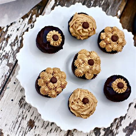 peanut-butter-filled-cupcakes-easy-chocolate-ganache image
