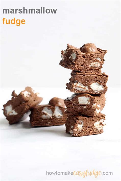 marshmallow-fudge-5-ingredient-chocolate image