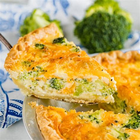 broccoli-cheddar-quiche-an-easy-and-delicious image