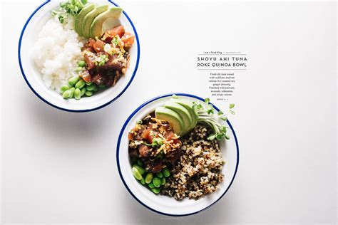 ahi-tuna-poke-quinoa-bowl-i-am-a-food-blog image