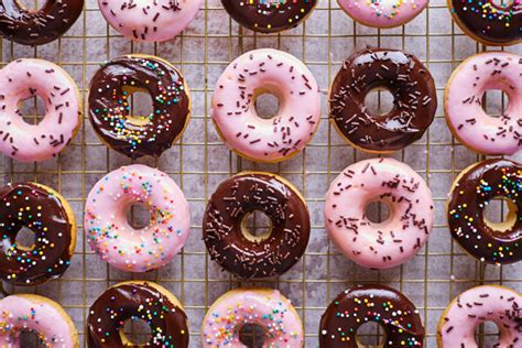 easy-homemade-baked-doughnuts-olive-mango image
