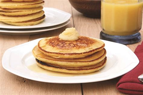 sunny-citrus-pancakes-with-dairy-free-honey-butter image