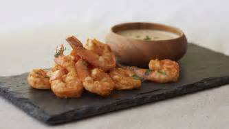buffalo-grilled-shrimp-with-goat-cheese-dipping-sauce image