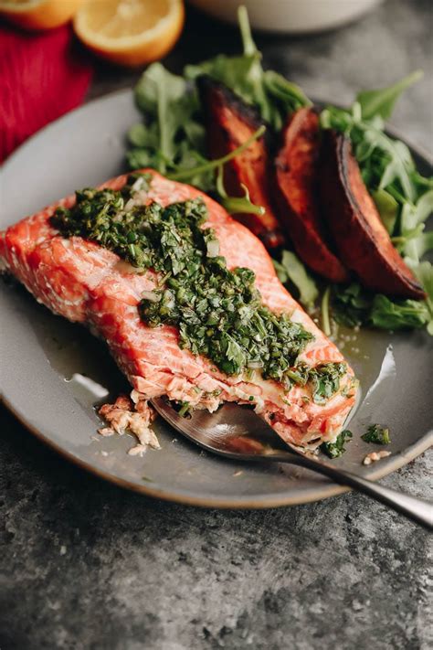 easy-baked-chimichurri-salmon-the-healthy-maven image