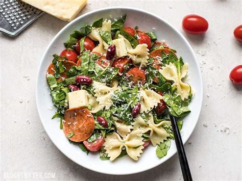 pepperoni-pasta-salad-meal-prep-ready-budget-bytes image