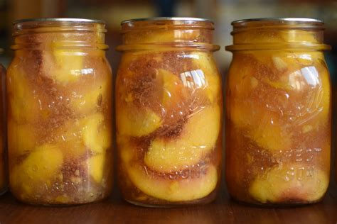 peach-pie-filling-with-ginger-food-in-jars image