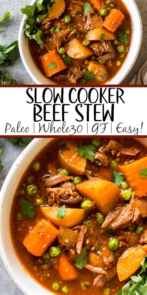 easy-slow-cooker-beef-stew-whole30-paleo-gluten-free image