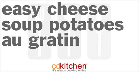 easy-cheese-soup-potatoes-au-gratin image