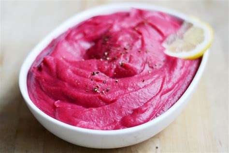 hot-pink-beet-cauliflower-puree-vegan-gluten-free image