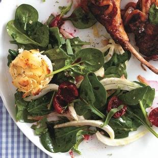 mesclun-and-cherry-salad-with-warm-goat-cheese image