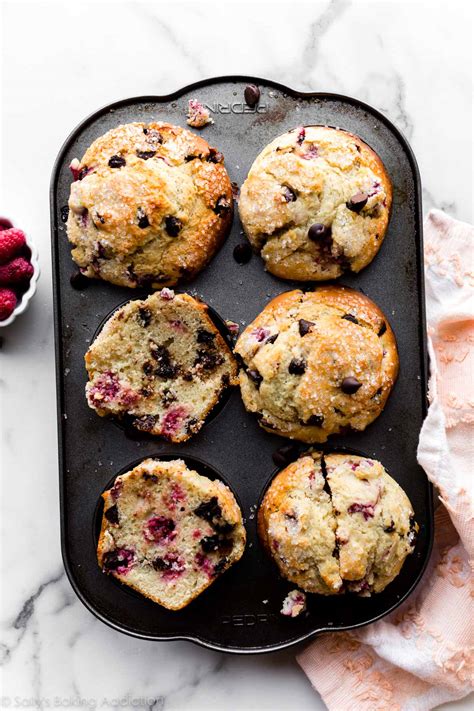 jumbo-raspberry-chocolate-chip-muffins-sallys-baking image