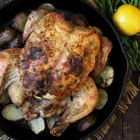tarragon-lemon-roast-whole-chicken image
