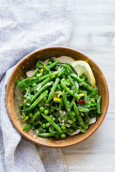 green-bean-salad-with-peas-chard-and-dijon-tarragon image