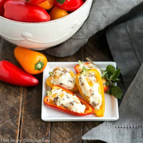 cream-cheese-stuffed-mini-peppers-that-skinny-chick-can-bake image