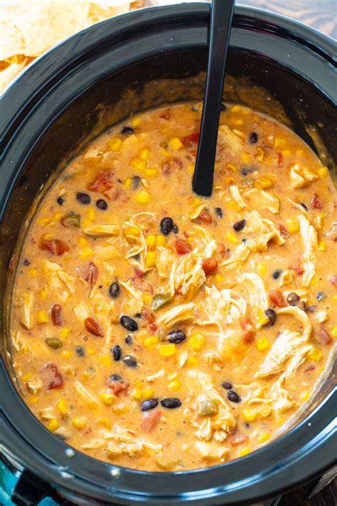 slow-cooker-chicken-tortilla-soup-spicy-southern-kitchen image