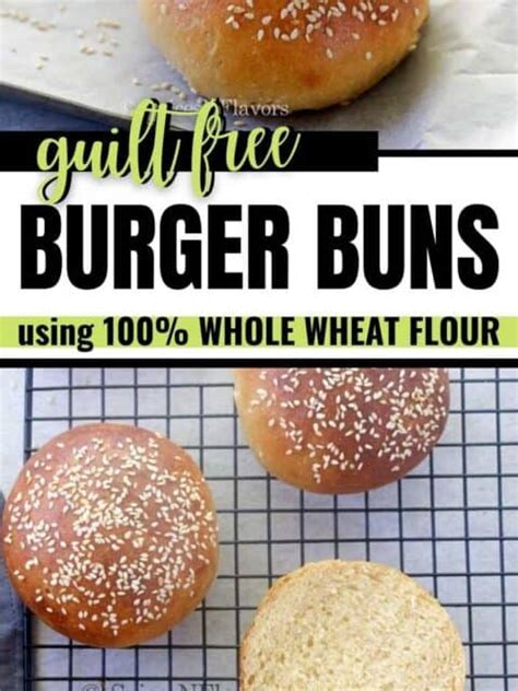 easy-100-whole-wheat-burger-buns-spices-n-flavors image