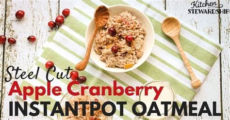 instant-pot-breakfast-apple-cranberry-steel-cut-oats image