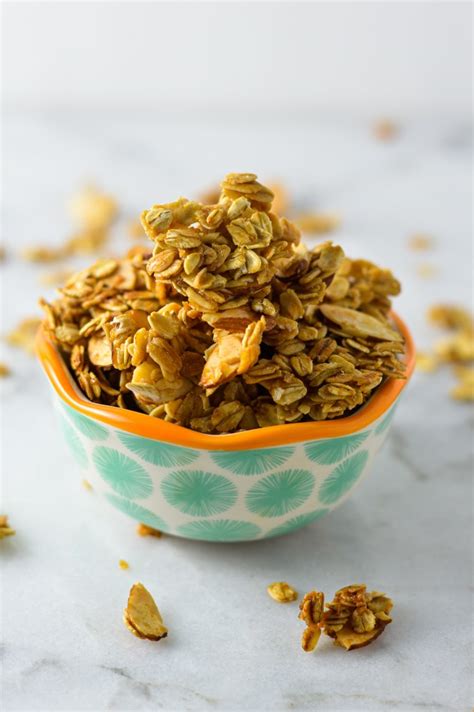 toasted-almond-granola-a-taste-of-madness image