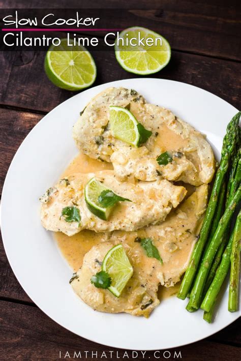 cilantro-lime-chicken-slow-cooker-recipes-easy-and image