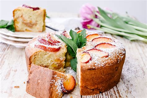 fresh-peach-tea-cake-epicurean-eva image