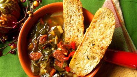 collard-green-soup-with-spanish-chorizo-potatoes image
