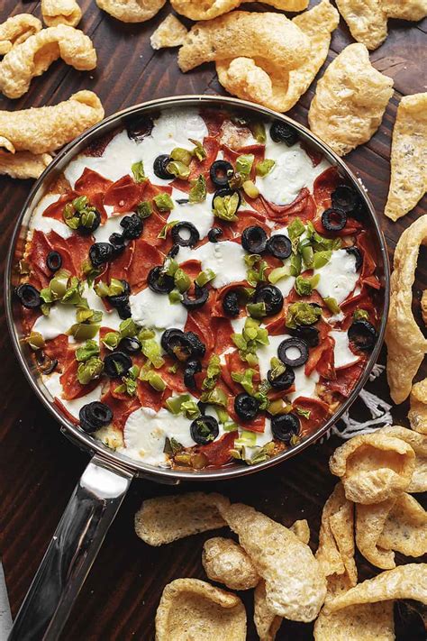 easy-supreme-pizza-dip-low-carb-with-jennifer image